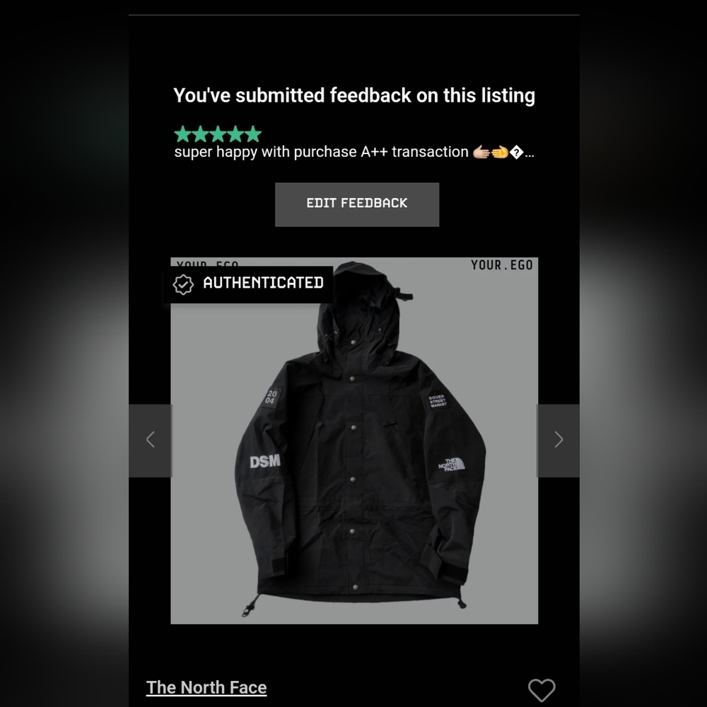 🚨🚨SOLD🚨🚨The North Face X Dover Street Market Parka LIKE NEW CONDITION